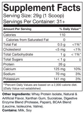 Isolate Protein Vanilla